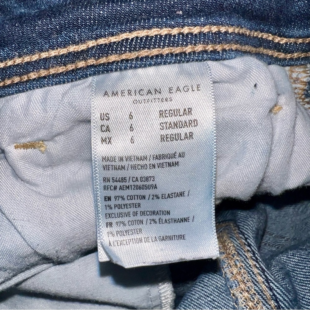 π₯ Women's AMERICAN EAGLE Denim Boot Cut Jeans - Picture 7 of 8